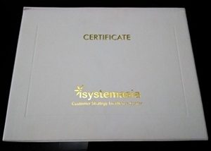 MAP SERTIFIKAT iSYSTEMASIA