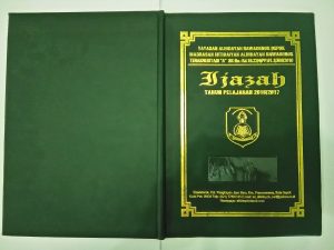 MAP IJAZAH MI ALHIDAYAH RAWADENOK