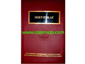 Map Sertifikat | Sampul Sertifikat