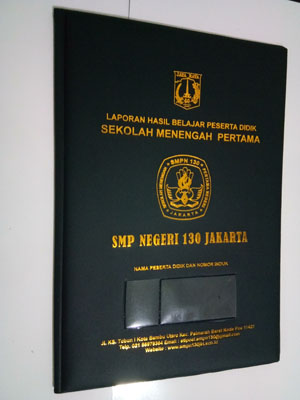 map raport smp negri 130 jakarta