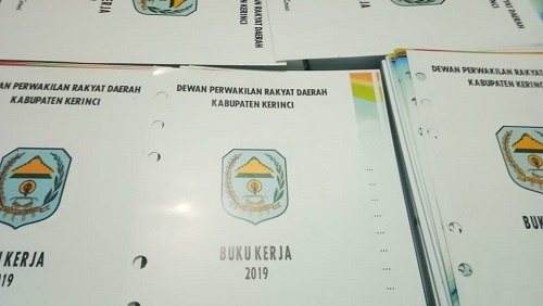 ISI BUKU KERJA DPRD KABUPATEN KERINCI - JAMBI
